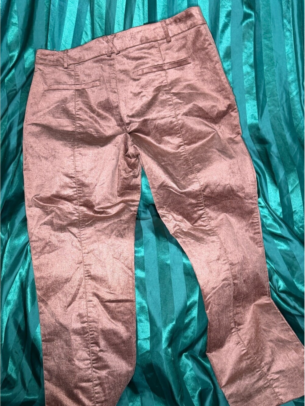 Anthropologie The Essential Slim Pants Womens Size 10 EU 42 Rich Brown